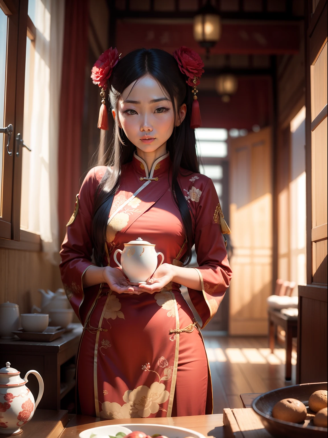 woman, China, ancient, traditional