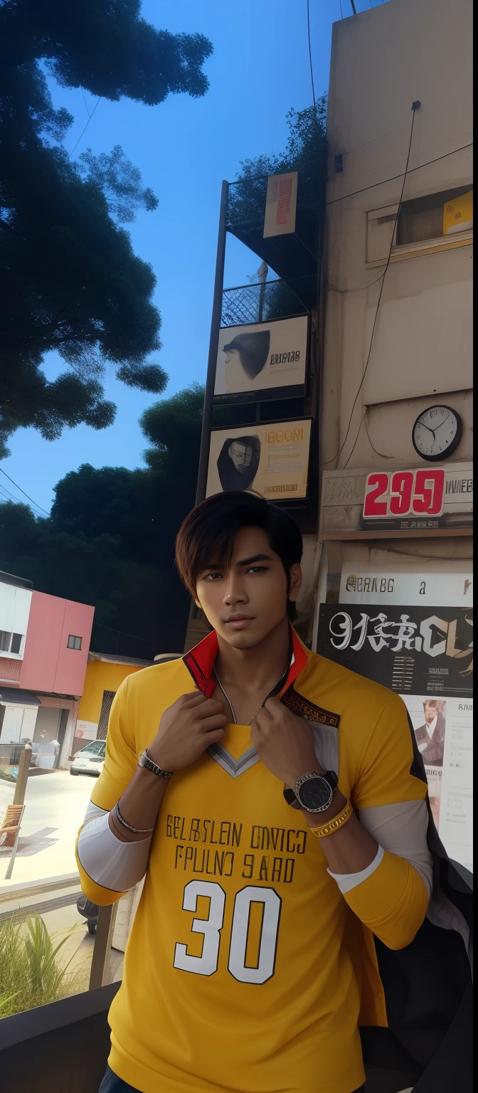 Change background look handsome