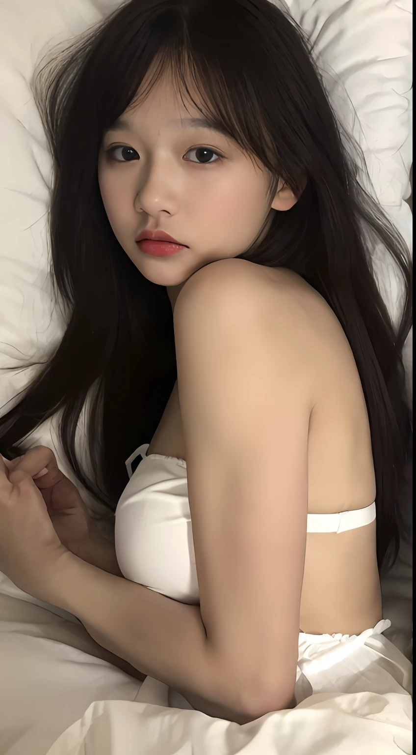 One Woman（Korean Beautiful Girl、White skin、全naked、No clothes、snowのようにWhite skin、snow、night、breast、Nipples、Long Hair、naked、Vagina、Lie down、Sleeping on your stomach、ghost、transparent、半transparentの体、The other side is transparent、bed、futon、Twilight、Darkness、Erotic、Sex、night、真night中、深night、掛けfuton、Prone、）Darkness、Pitch black、darkness、futonをかぶる、Looking at this、Watching Me、Sleeping on your stomach、Disheveled Hair