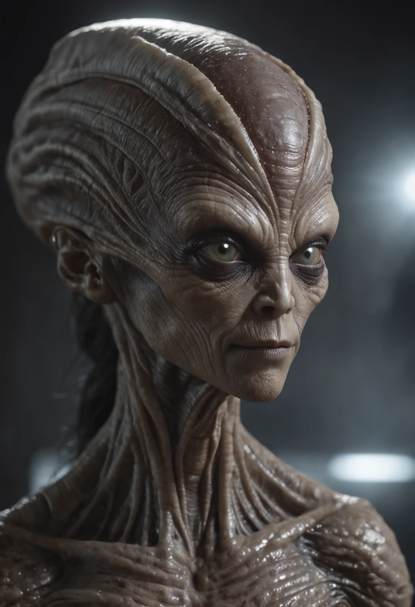 filme ALIEN，h.r. giger style, estranho，rugido，sangue，The city was destroyed，de um real，Facial features are carefully described，textura de pele realista，Estilo escuro，profundidade de campos，Luz alta，luz real，Traching de raias，oc renderizado，hyper-realistic，melhor qualidade，8k，Obras de mestres，super-fino，pelos pubianos detalhados，anatomia correta，sharp focus on eyes，Bokeh，Facial features are carefully described