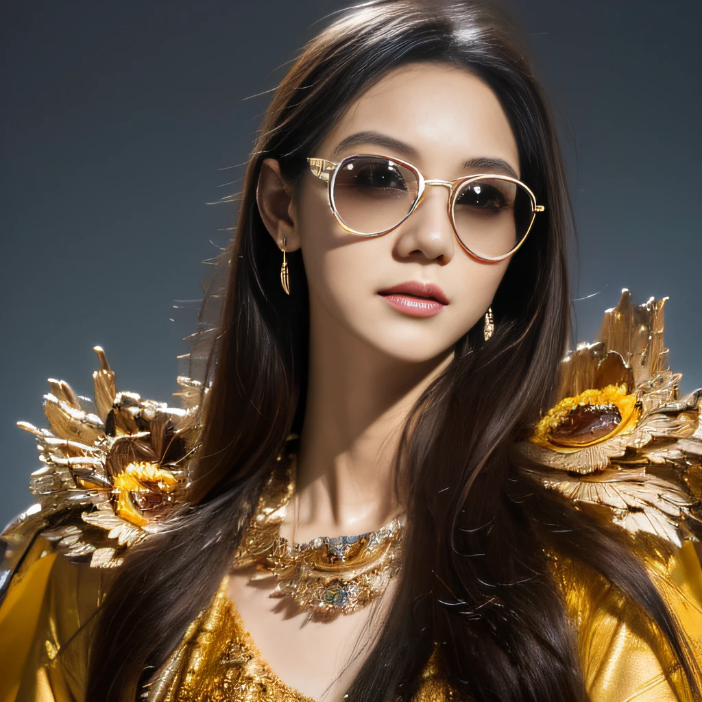 Skeleton Superman style,Wear thick gold-framed reflective sunglasses,32K(tmasterpiece,k hd,hyper HD,32K)Light chrysanthemum flowing hair,The Silver Skull Jewelry District in the backstreets,Indigo Skull King ,Smoke billowed out (The skeleton is realistic:1.4),Skull pattern robe,Silver skull light blue ornament,Petals flutter,The background of autumn is pure,Hold your head high,Be proud,The nostrils look at people, A high resolution, the detail, RAW photogr, Sharp Re, Nikon D850 Film Stock Photo by Jefferies Lee 4 Kodak Portra 400 Camera F1.6 shots, Rich colors, ultra-realistic vivid textures, Dramatic lighting, Unreal Engine Art Station Trend, cinestir 800,Hold your head high,Be proud,The nostrils look at people,Tsundere,Petals flutter,Petals flutter,Sprinkle with gold dust,Fluttering,Impeccable,( reasonable design, Clear lines, High sharpness,Best quality, Very detailed skeleton, The skeleton of a masterpiece, offcial art, movie light effect, 16K skeleton(((Wear thick gold-framed reflective sunglasses)))