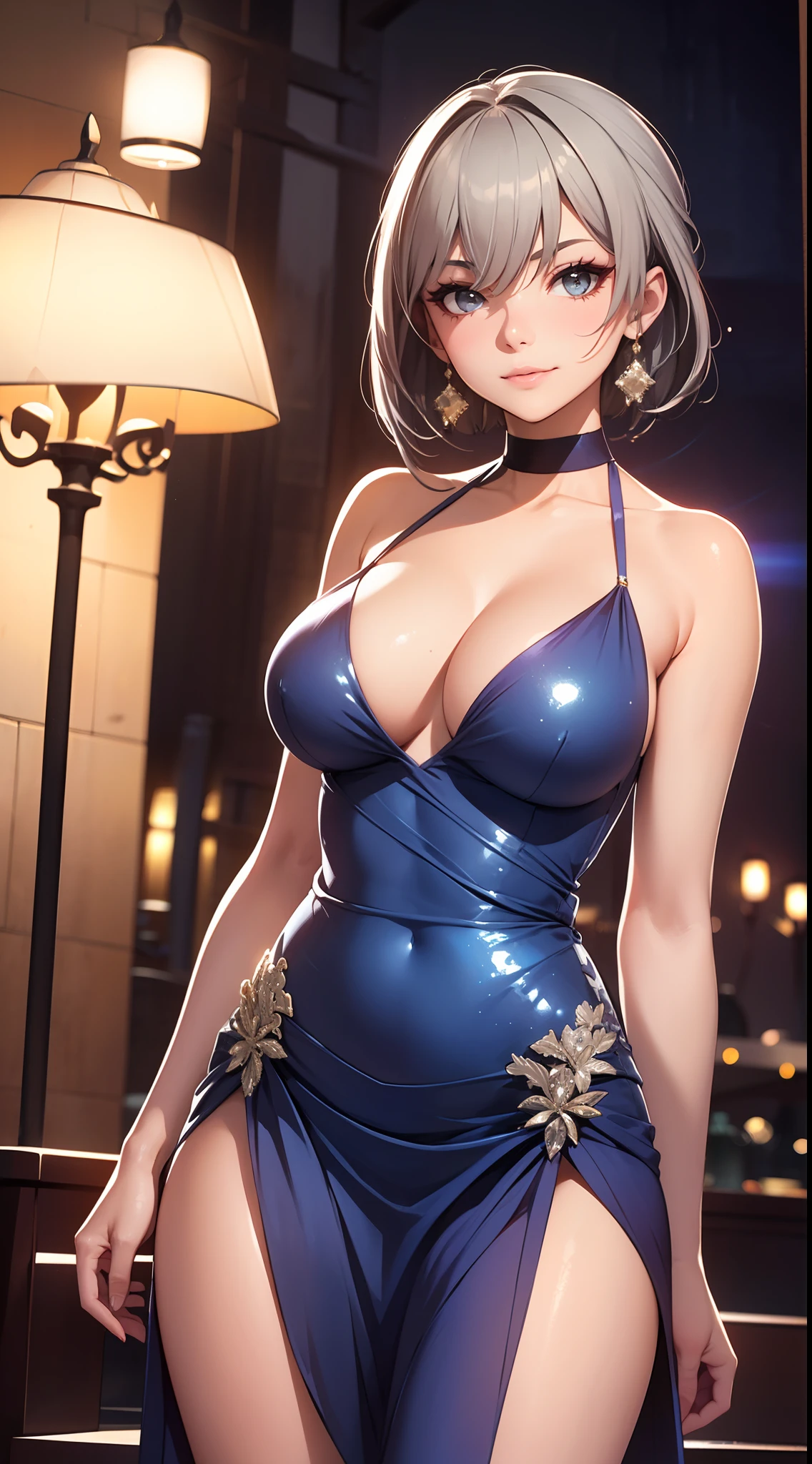 Sexy bronyarand, sexy sequin dress, stylish, party dress, greyhair, sequin dress