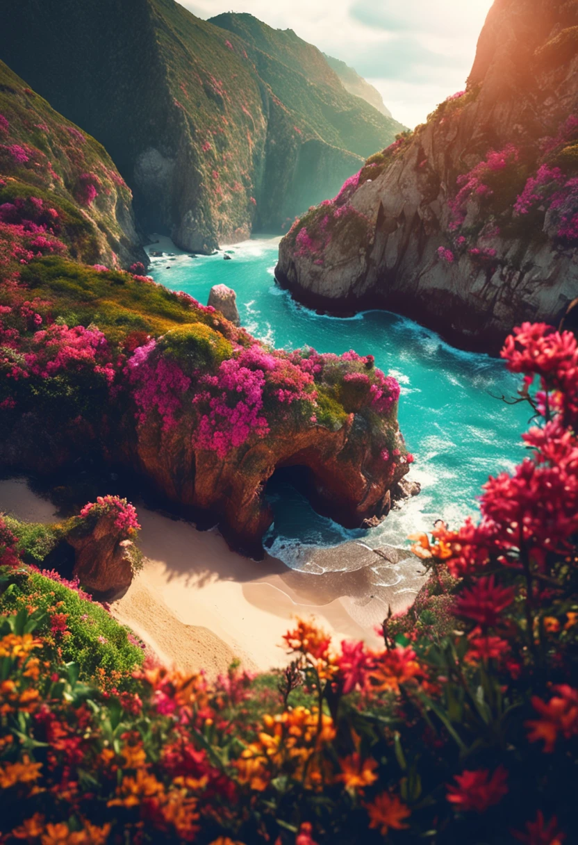 only beautiful scenery,beachsid