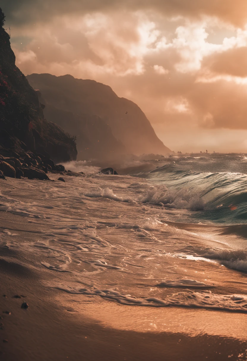 only beautiful scenery，beachsid