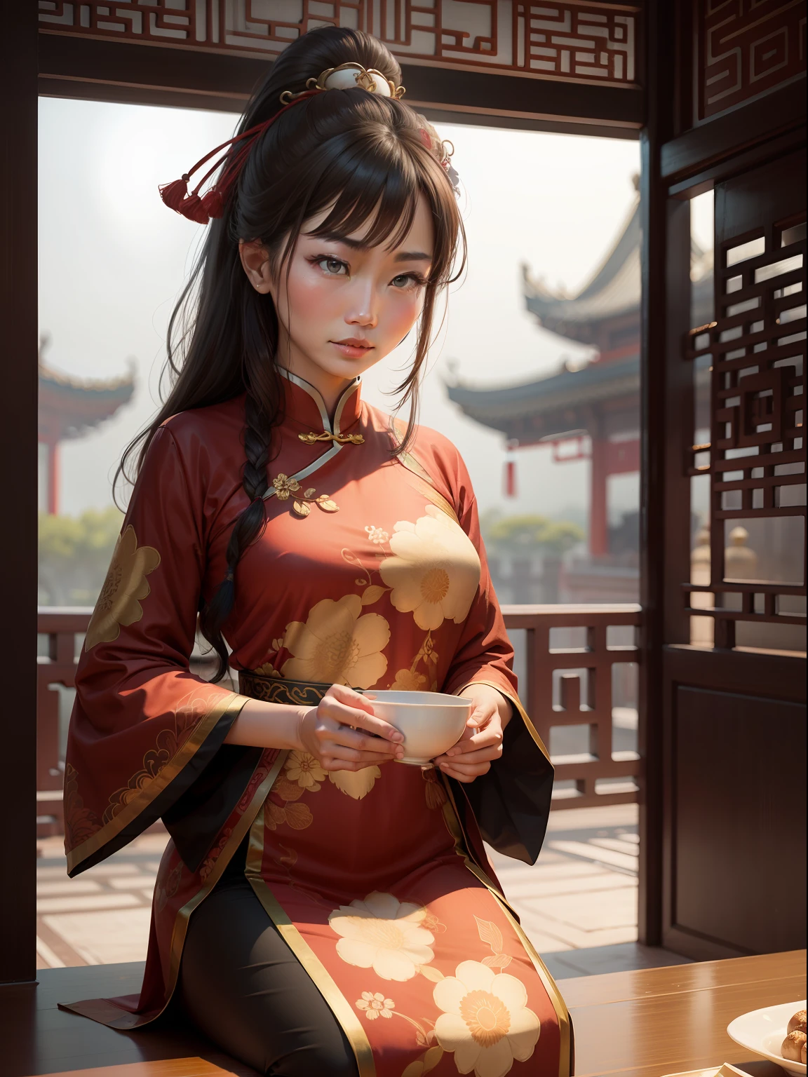 woman, China, ancient, traditional