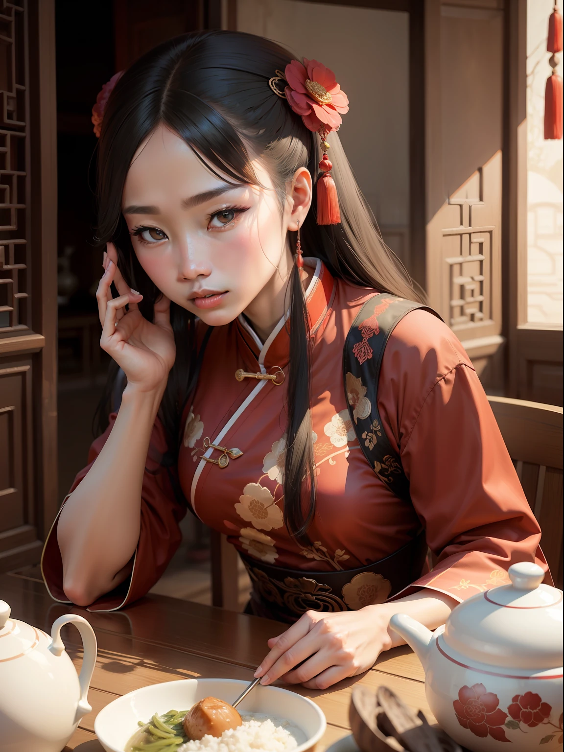 woman, China, ancient, traditional