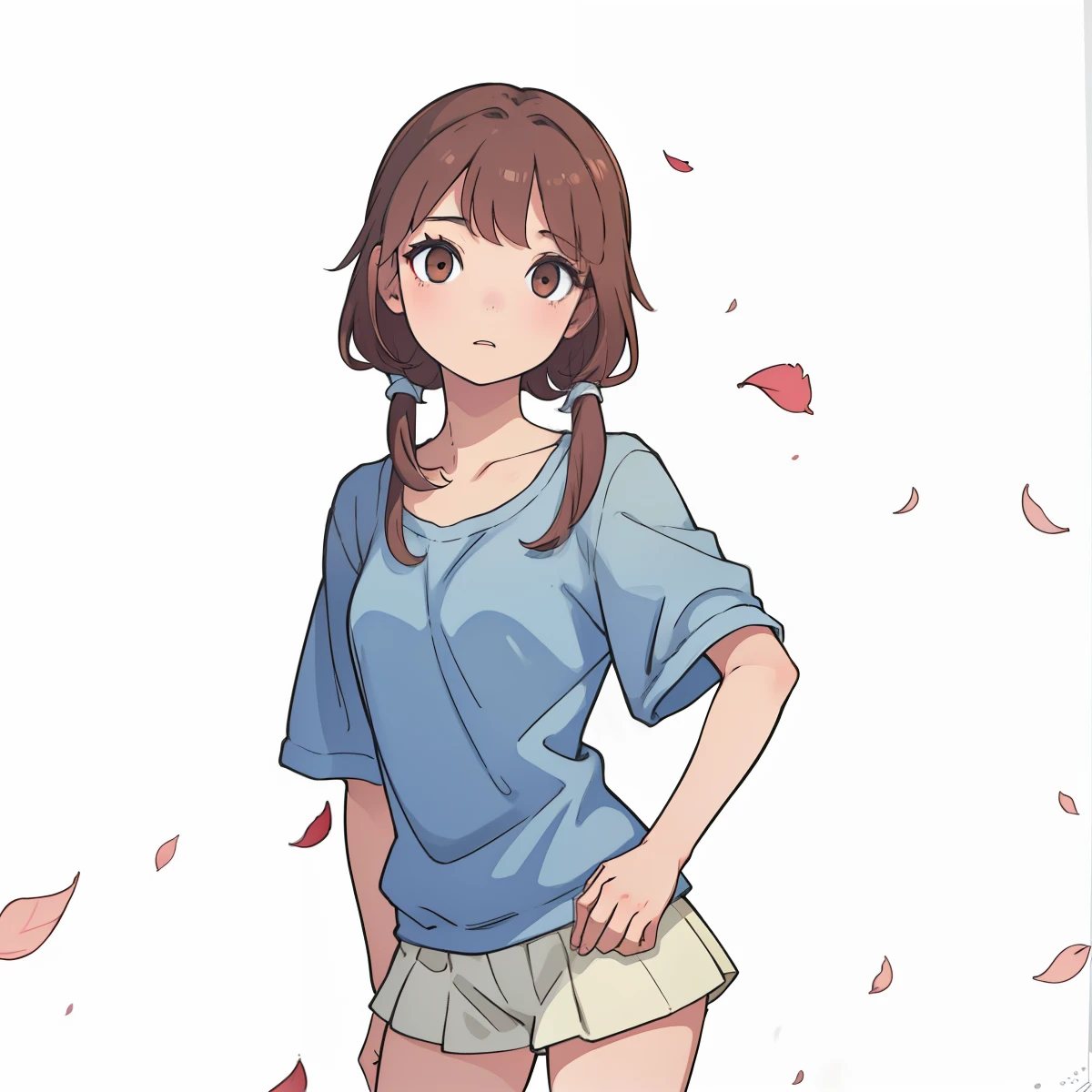 (Close-up of a woman)、Depiction of the upper body、((18-year-old female))、Bright smile、(Please open your mouth a little、High resolution、16k))、Sporty summer clothes、Early morning park、