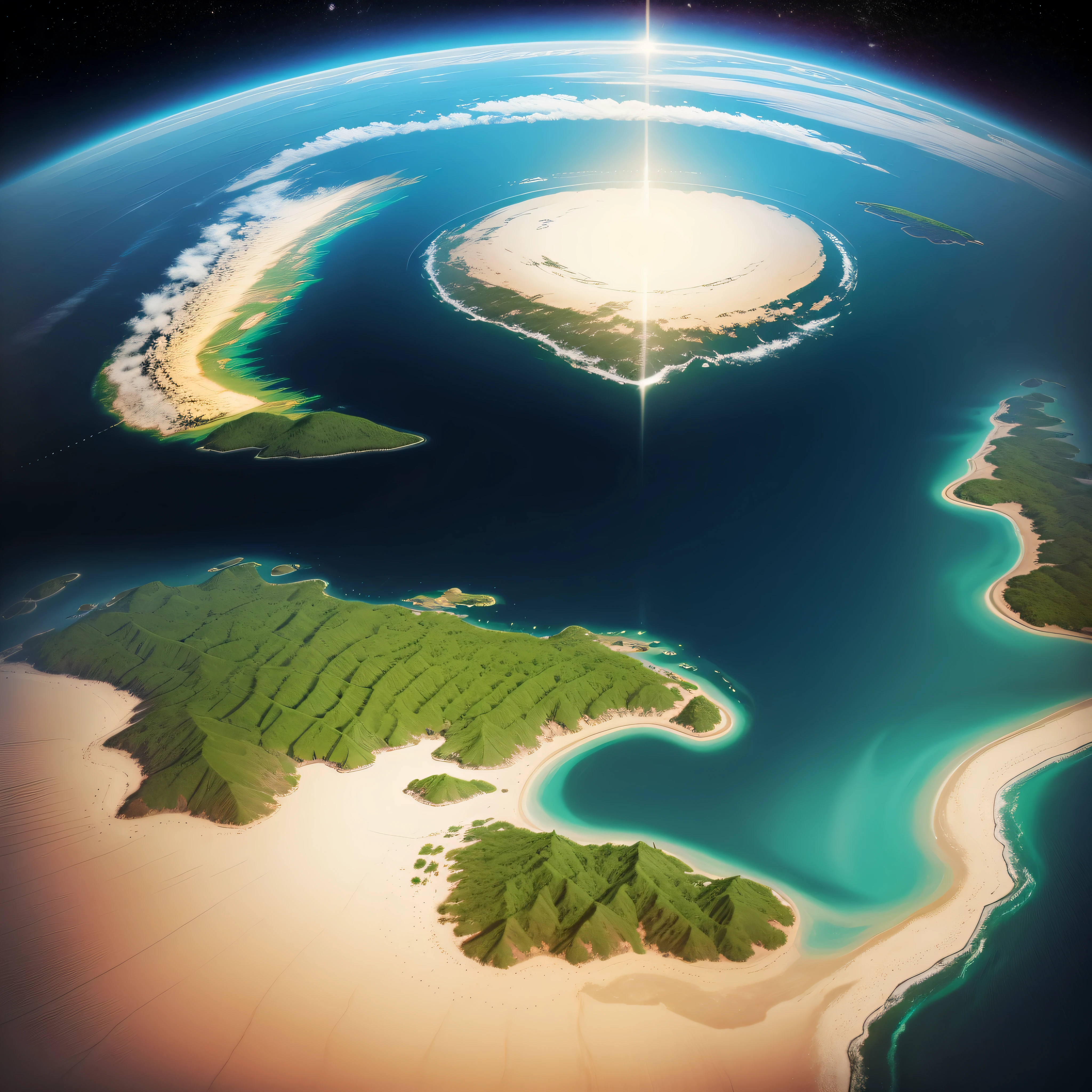 mapa do planeta terra