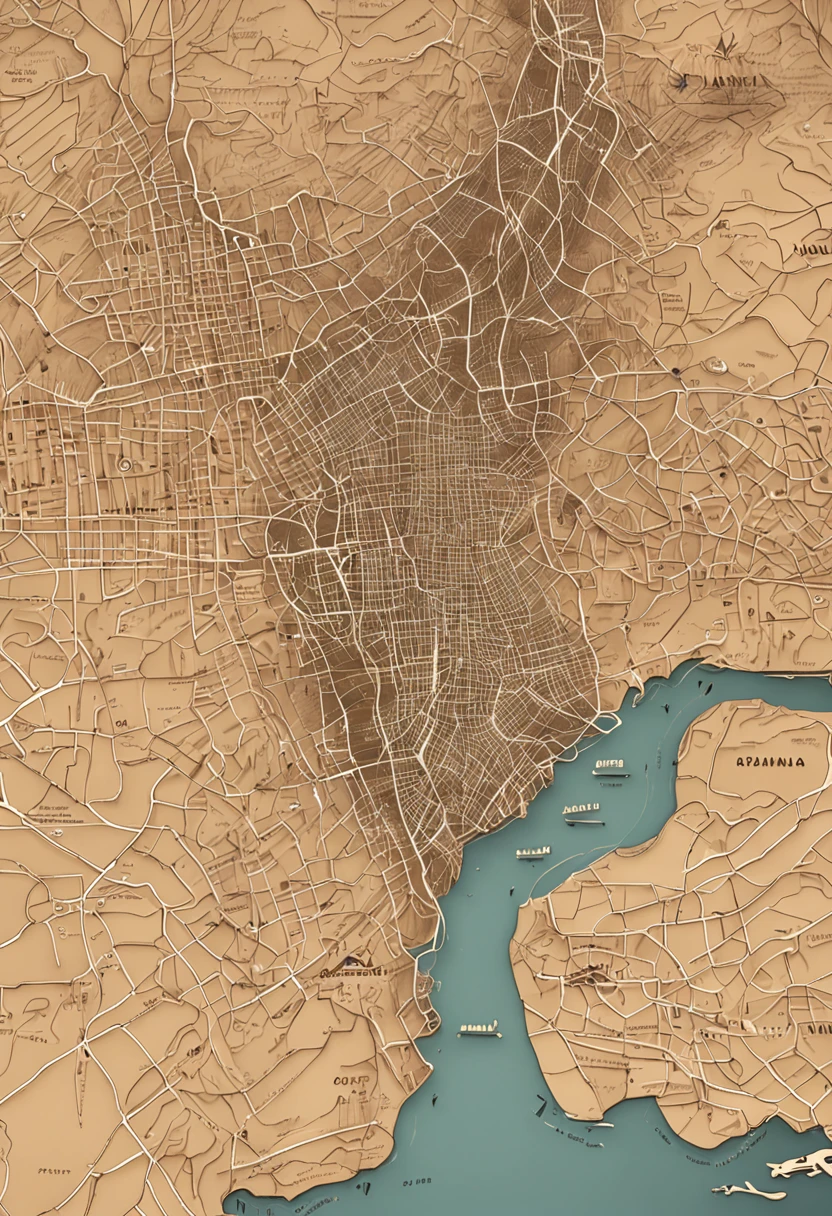 MAP OF PARANÁ MADE OF WOOD