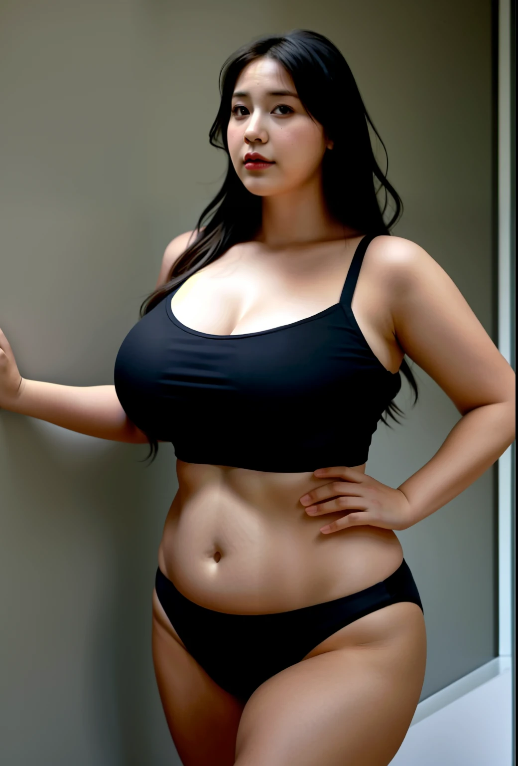 Big breasts and hips,Slightly chubby sexy beauty