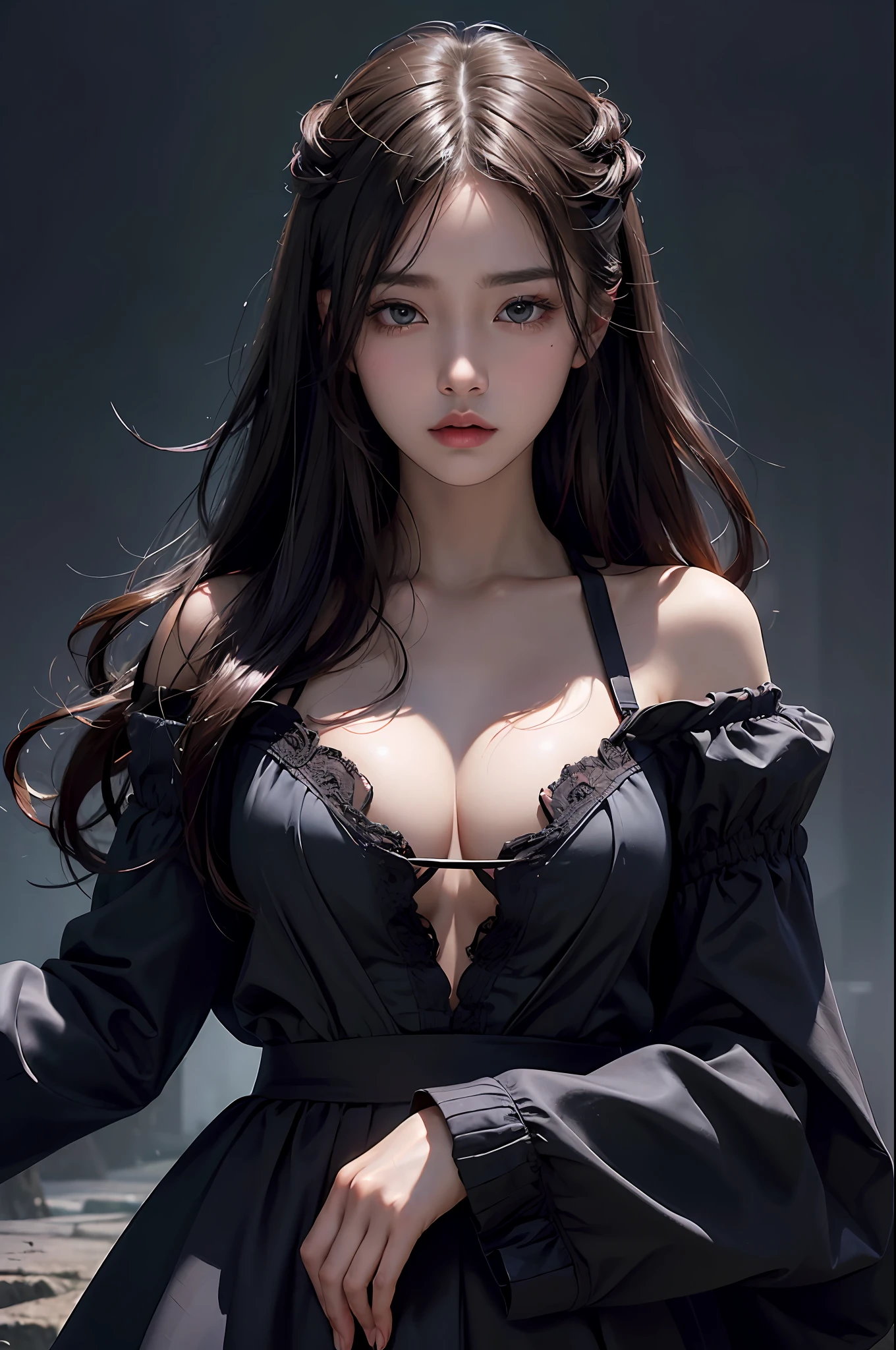 (Front Focus)、(in the darkness nigth:1.6)、
(masterpiece、top-quality、supreme、Official art、Beautifully Aesthetic:1.2)、(masterpiece、top-quality、top-quality、Official art、Beautifully Aesthetic:1.2)、(masterpiece、top-quality、top-quality、Official art、beautiful and aesthetics:1.2)、1girl in、glitch art、Put the whole body in、a white bikini、(digital distortion)、the chest is medium、cleavage of the breast、Wet hair、pixelated fragments、data corruption、Colorful Noise、Visual Clutter、modern aesthetic