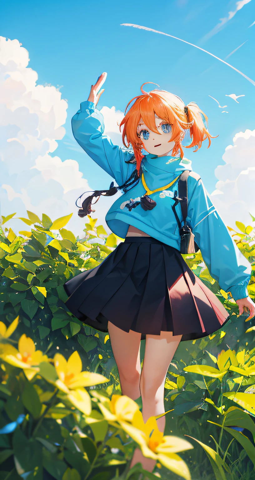 Kizi,Tomboyish,vibrancy,sprout,blue-sky,Tano