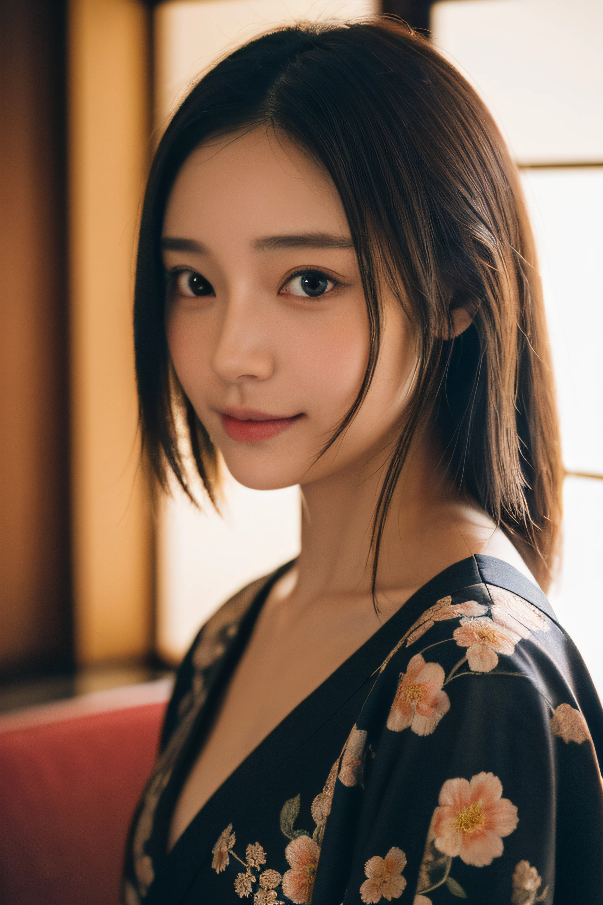 ((fancy kimono, ponytail, from the side))), (walking sideways, festival, in the city, at night, side breasts visible through clothes, open chest, looking to the side, angle from above), (very dark lip gloss, pitch black lipstick, so many eyelashes, pitch black eyeshadow), bras in simple colors, NSFW, 8k, RAW photos, top quality, high resolution: 1.1, Hyper-Realistic: 1.4, Realistic, Super Detail, Photorealistic: 1.3, Absurdity, Masterpiece, Urzan-6500-V1.1:0.33, beautiful_mistake-6500:0.66, pureerosface_v1:0.33, Raw Photography: 1.2, Open Mouth, Soft Light, Cinema Light, Film Grain, Full Body, Depth of Field,, Blurry background, eye focus, 20 years old, 85mm lens, f/1.4, professional lighting, portrait, photon mapping, radiosity, physically based rendering, transparency, Japan girls, sexual arousal: 1.5, realistic face, realistic body, realistic skin, clean: 1.5, big breasts: 1.3, teardrops, watery eyes, raised eyebrows, good style, camel toes, smile, Charming smile