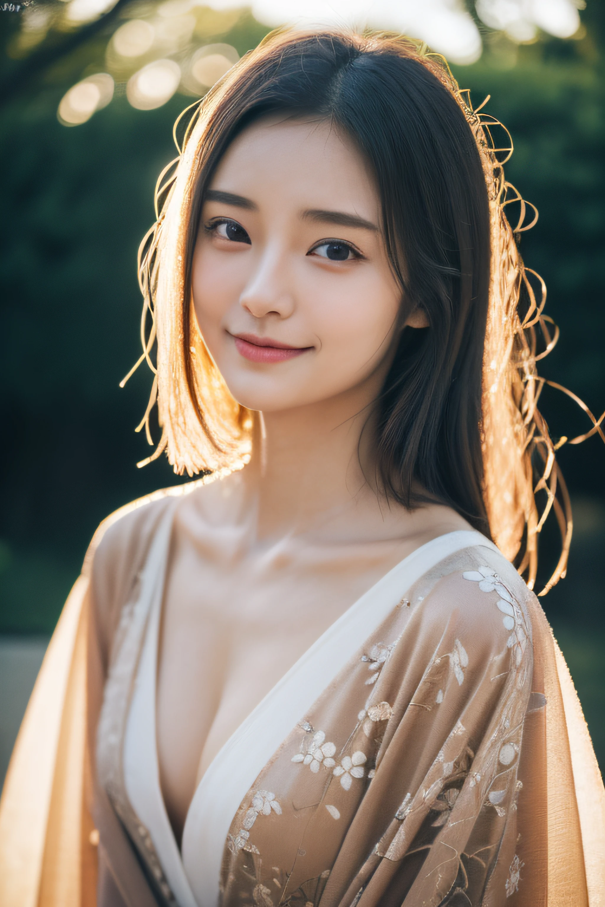 (Photorealsitic:1.4), (Top image quality:1.0), (超A high resolution:1.0), 8K, Raw photography, (​masterpiece:0.2), (pureerosface_v1:0.5)、(Best Quality Detail:1.2)、realisitic、8K UHD、hight resolution、(1girl in:1.2)、The ultra-detailliert、High quality textures、intricate detailes、detaileds、Very detailed CG、High quality shadows、Detail Beautiful delicate face、Detail Beautiful delicate eyes、depth of fields、Ray traching,1girl in, japanaese girl, Cute, slender, Black kimono, Kimono with Japanese pattern,Floral scrunchie, Beautiful skin, Facing the front,Sit down, Sit upright and say thank you,Align your hands elegantly,Smile faintly The Land of Japan,Japanese garden,Luxury Japanese-style room, skyporn, Magic Hour, (Realistic:1.3), Finely detailed, quality, (masutepiece:1.2), (Photorealistic:1.2), (Best Quality), (Intricate details), Dramatic, Ray tracing, photograph, +Lola