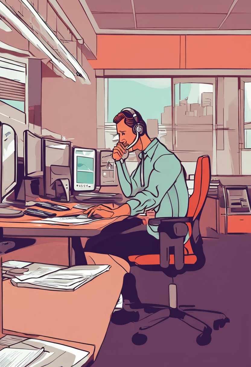 Mulher call center de atendimento ao cliente