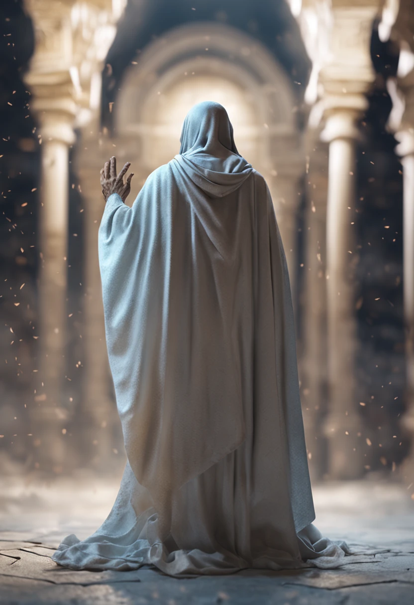(Professional 3D Rendering:1.3) by (Realistic:1.3) World's most beautiful art photo of Standing body and full body Jesus on the Mount of Olives, with a flowing white robe, is in the center, surrounded by an aura of light divine. His serene face radiates wisdom and love as he speaks to the surrounding crowd, fantastic location, majestic cluttered environment)), full body 8k unit render, action shot, skin pores, very dark lighting, heavy shading, detailed, Detailed face, (vibrant, photorealistic, realistic, dramatic, Dark, sharp focus, 8k), (Old leather clothes damaged by weather:1.4), (((Use fur)))), (intricate:1.4 ), decayed, (high detailed:1.4), digital paint, octane rendering, Art Seasons, Concept-Art, smooth, sharp focus, illustration, germ of art, (Loish:0.23), Wlop Ilya Kuvshinov, and Greg Rutkowski and Alphonse Mucha Gracias, (Global Illumination, Studio Light, Volumetric Light), Heavy Rain, Floating Particles, Rascal, Fantasy, Eleven, Full Body, Esbian, ((Dark Old City Background:1.3)),CGSesociedade,Art Stations, Looking at camera, best quality, master part