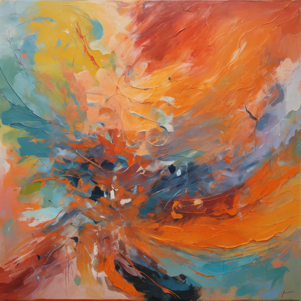 Details of abstract painting of a person's brain, by range murata, Galaxy in the background, Clouds, vivd colour, High contrast, mont, vector line art, orange highlights, trending in pixiv, anime concept art, stick, Matthias, hightquality, edge-to-edge, sanskrit