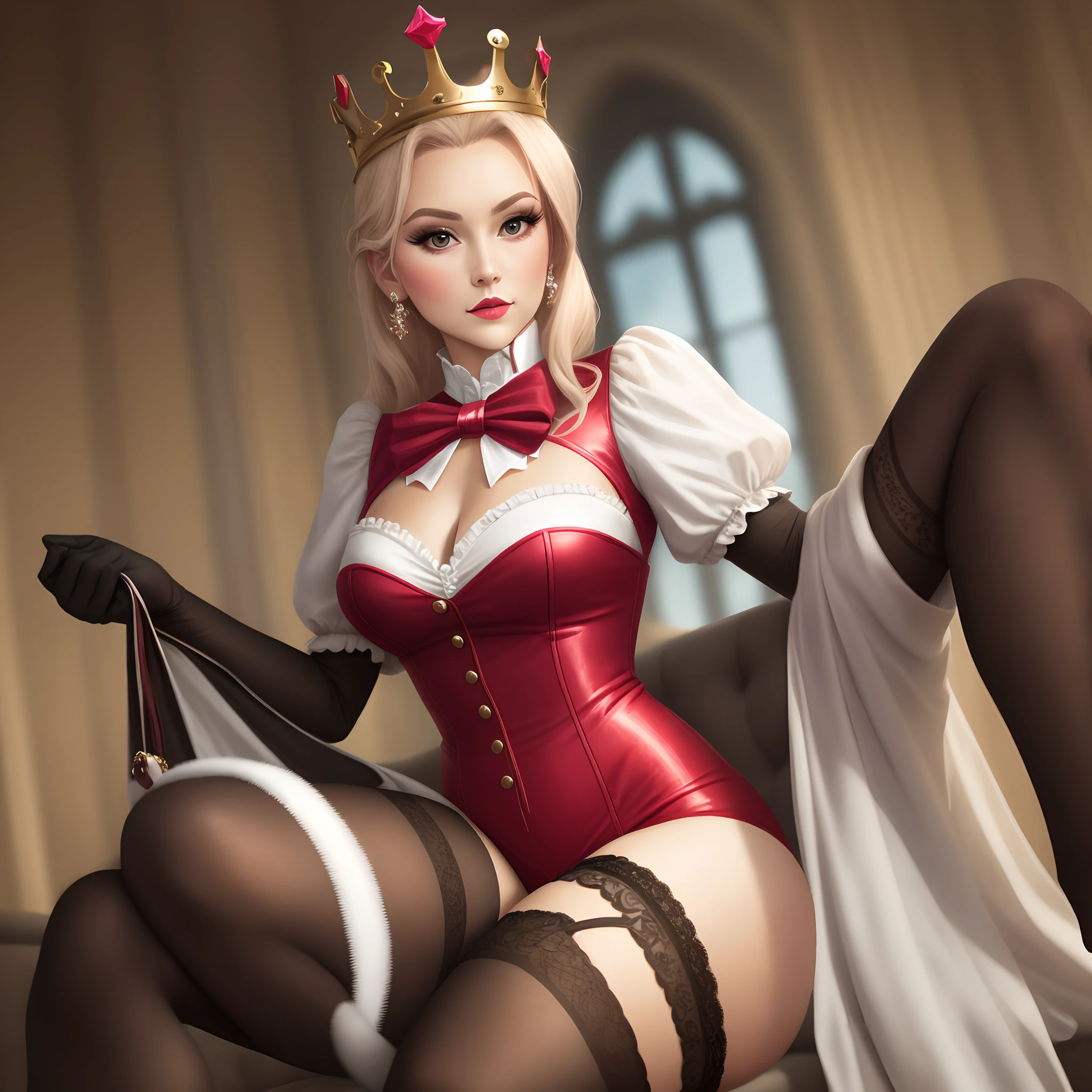 Queen SM stockings