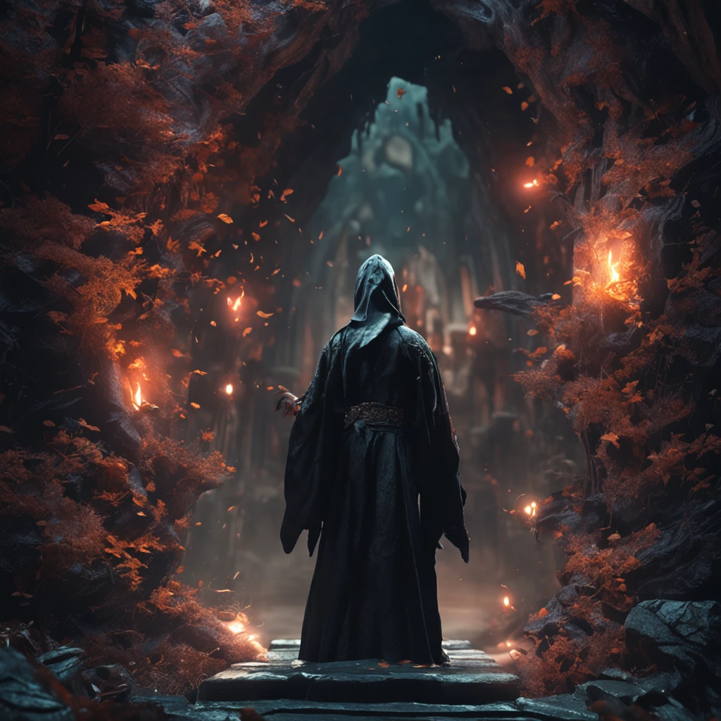 Best quality, Masterpiece, 超高分辨率, (photograph realistic:1.4), surrealism, Dream-like,fusionart, Shadowdancer, shadow magic, darkness control, stealth, shadowstep, umbral spells, hidden blade,