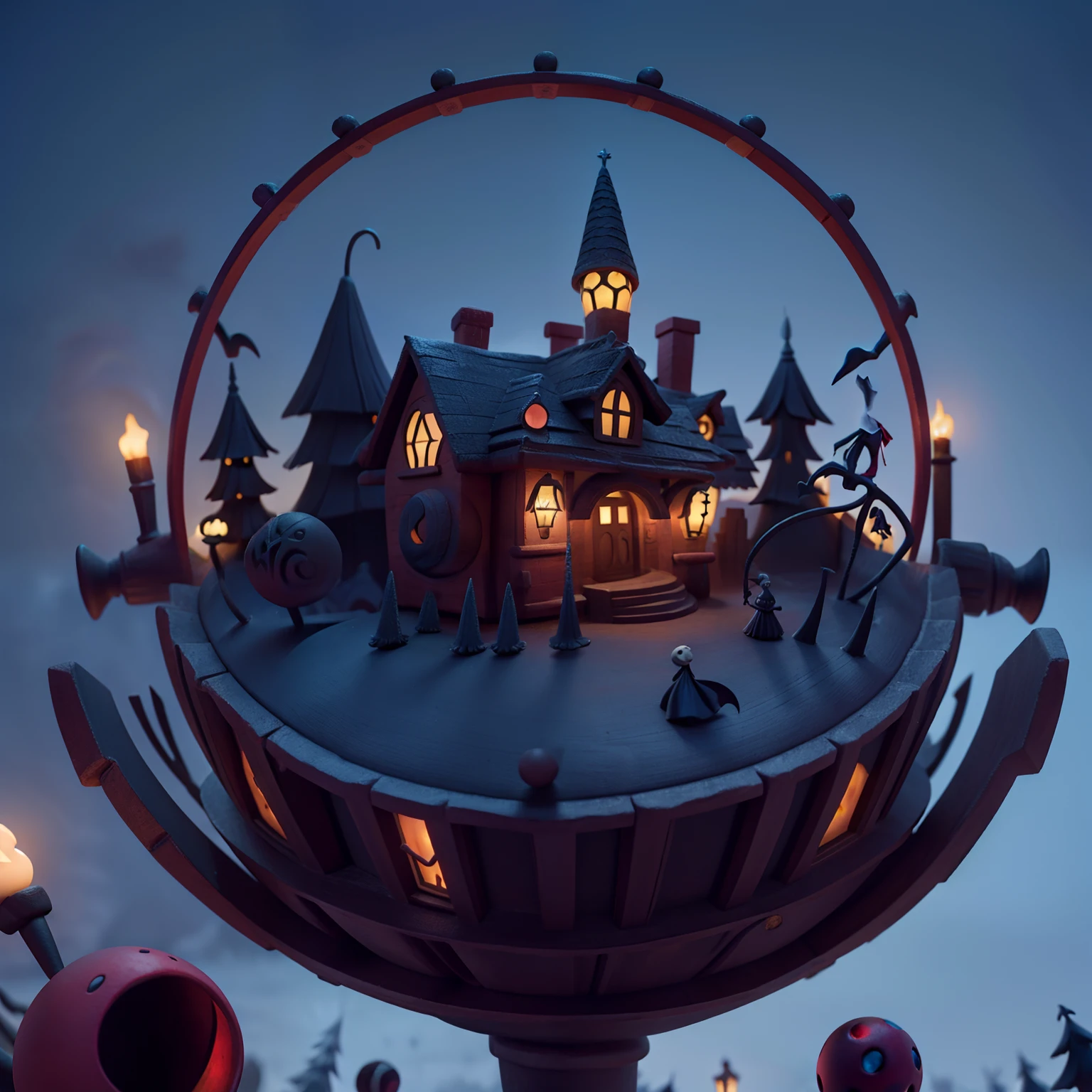 nightmare before christmas city