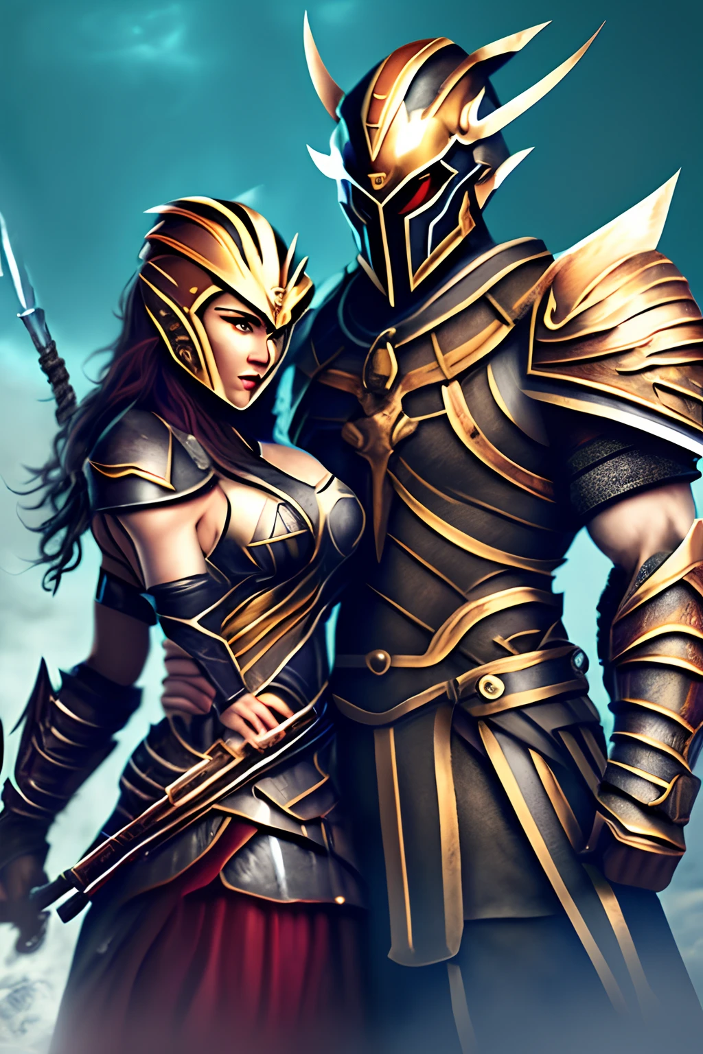 Spartan couple, with Spartan armor --auto --s2