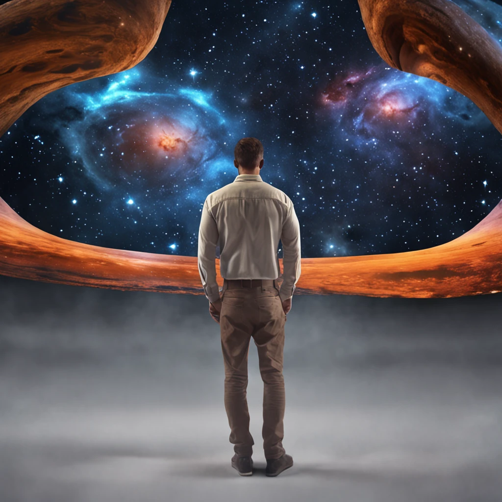 best quality, master part, ultrahigh-resolution, (fotografia realista:1.4), Surrealismo, Semelhante a um sonho,FusionArt, Galaxia, Estrelas, beautiful space