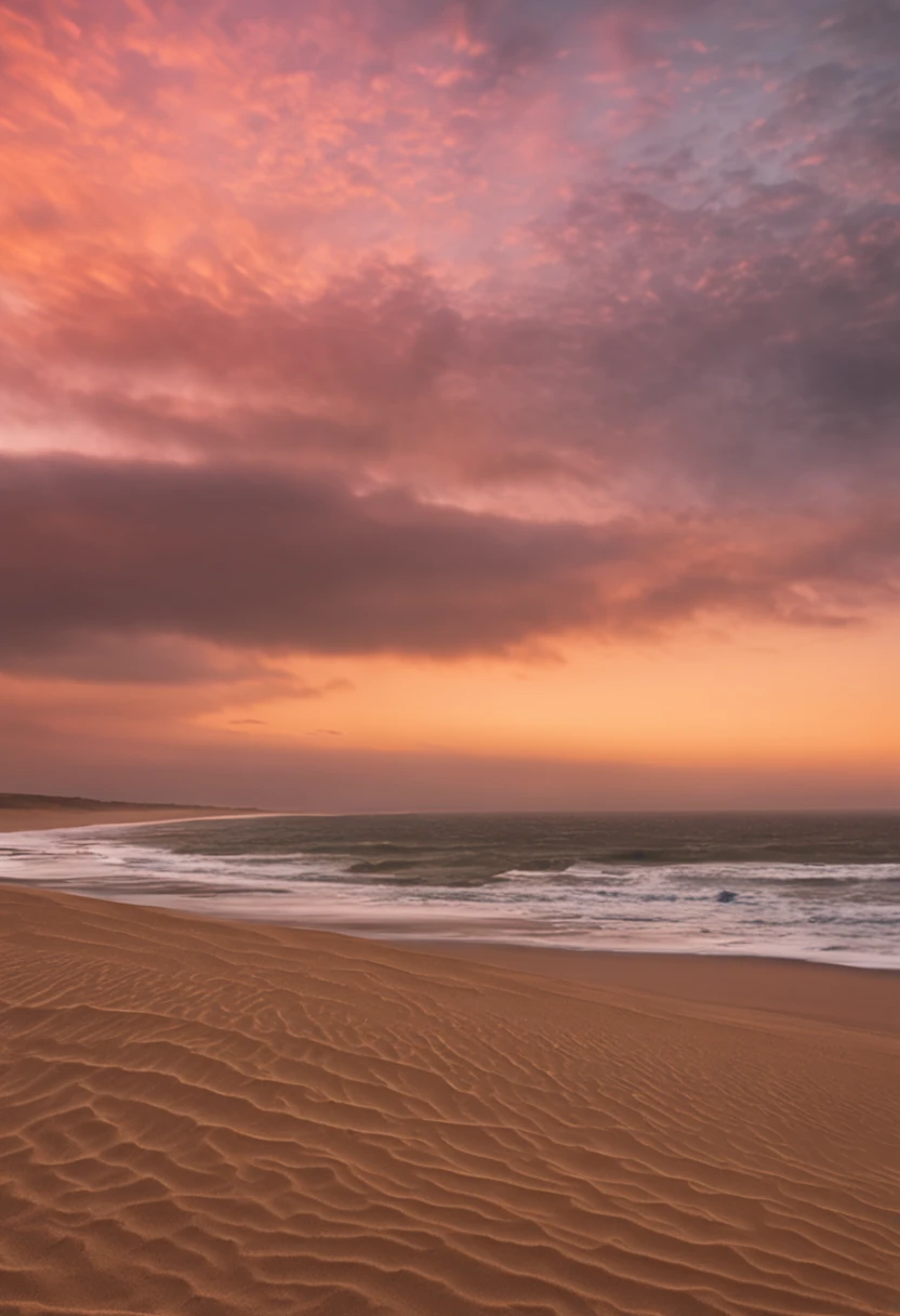 fotografia realista, dunas de areias claras, calma, camera profissional