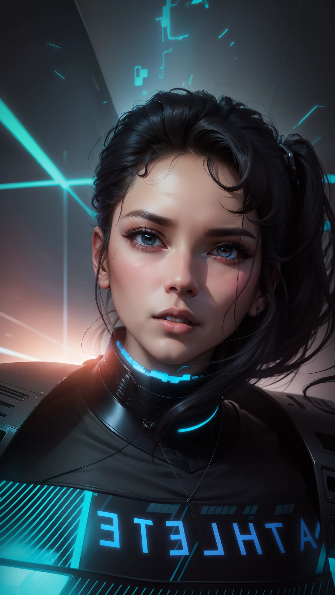 My face not adit background change cyber punk