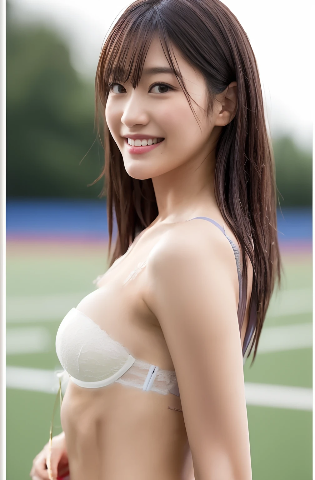 ((((White Strapless Bra))))、
