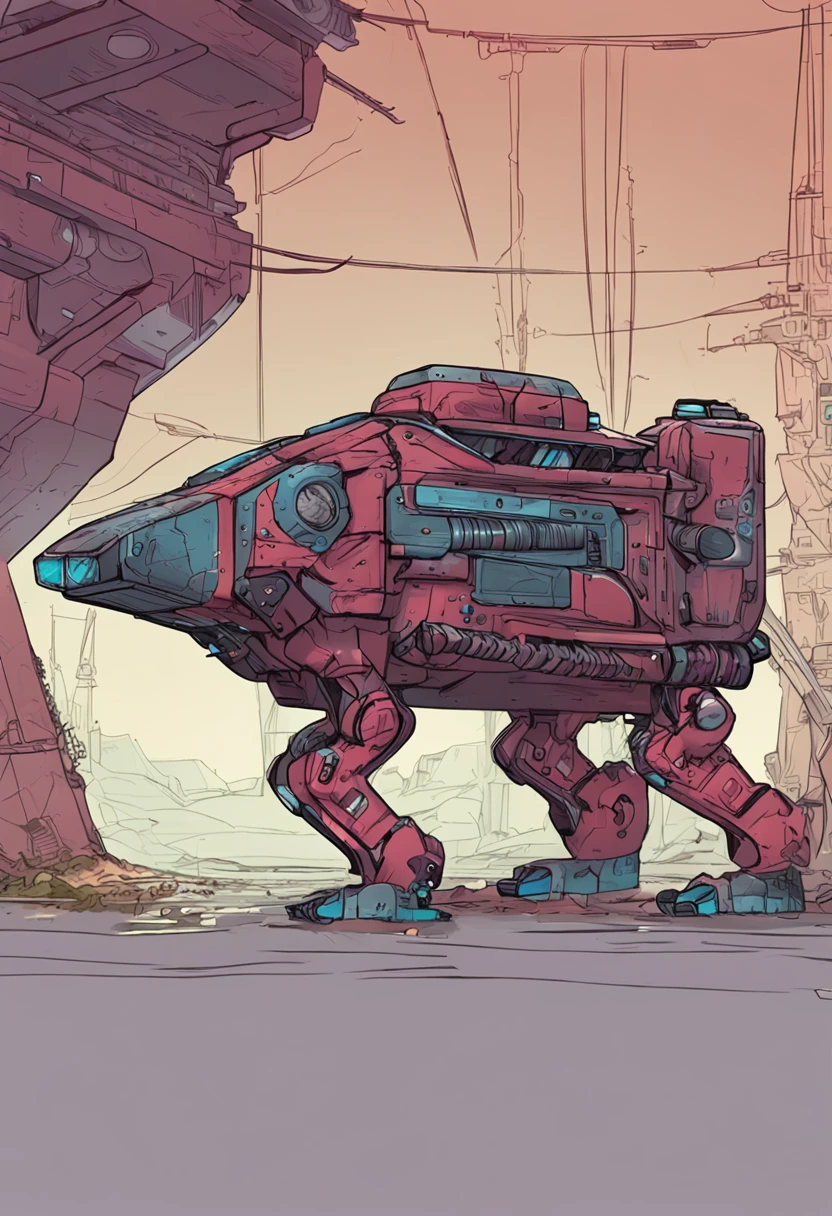 racoon, meca, rpg, Sci-fi