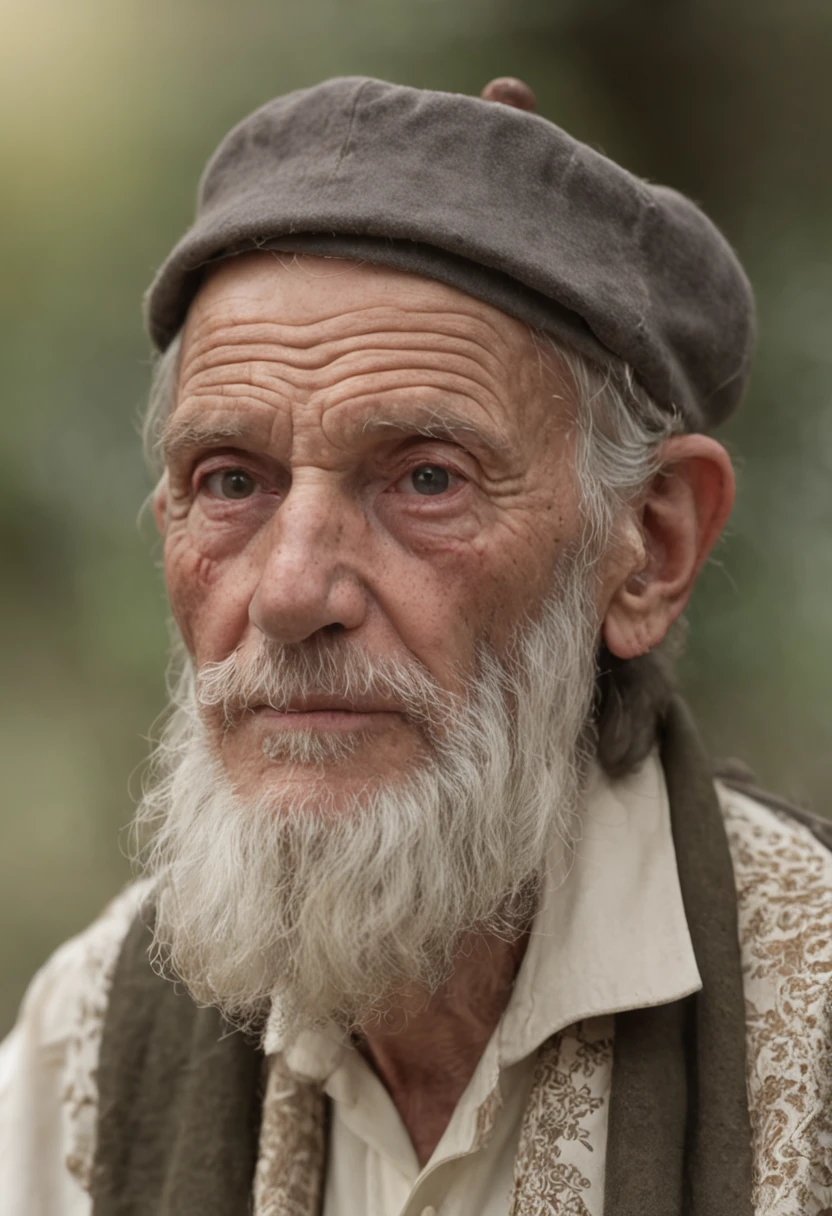 religious lonely man，old man，esbelto，rua，enrugado