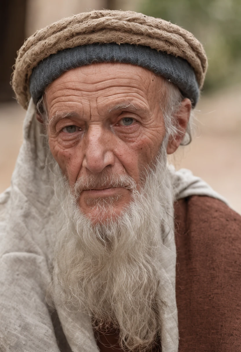 religious lonely man，old man，esbelto，rua，enrugado