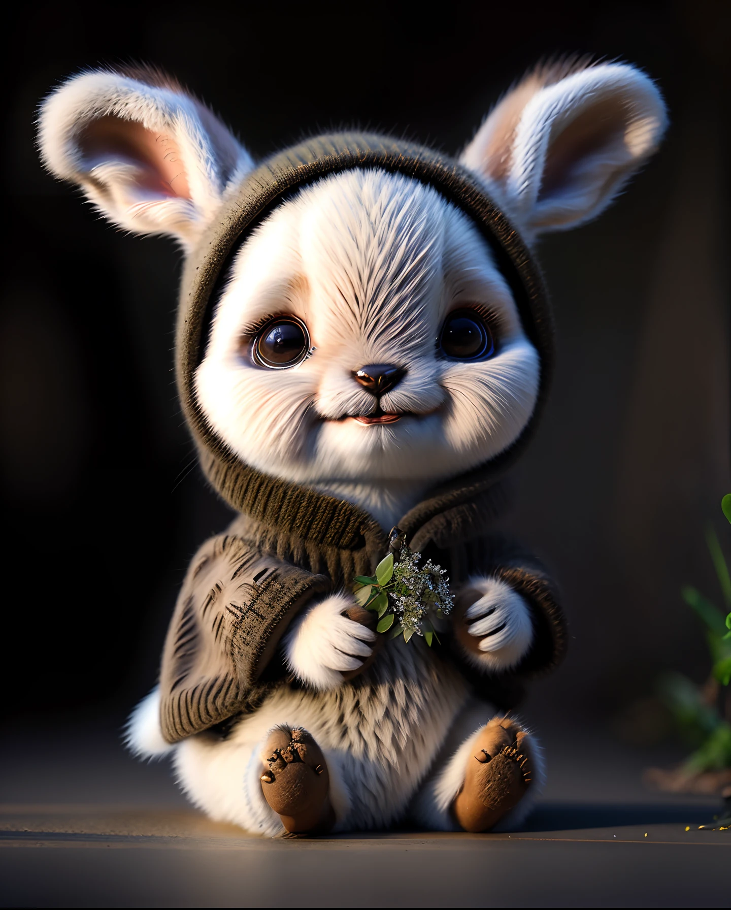 Bambi, Blurring, Bambi, florals, naturey, no_humans, depth of fields, TO8 Contrast Style, DARK_Glam, Wearing DRK_Glam, deep-shadows, (murky: 1.4), (8k, RAW Photography, top-quality, masterpiece: 1.2)Real Navambi