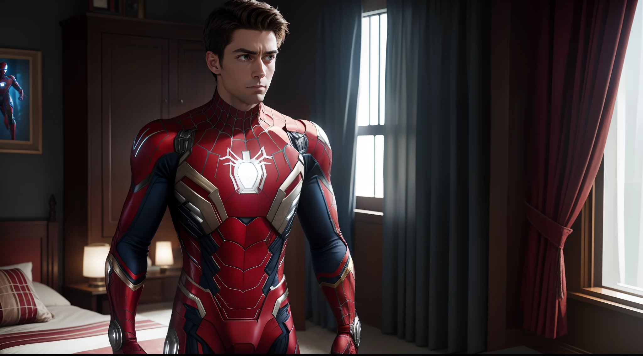 Aranha, homem aranha, Spiderman, alta qualidade, obra-prima, esmagadoramente pixel