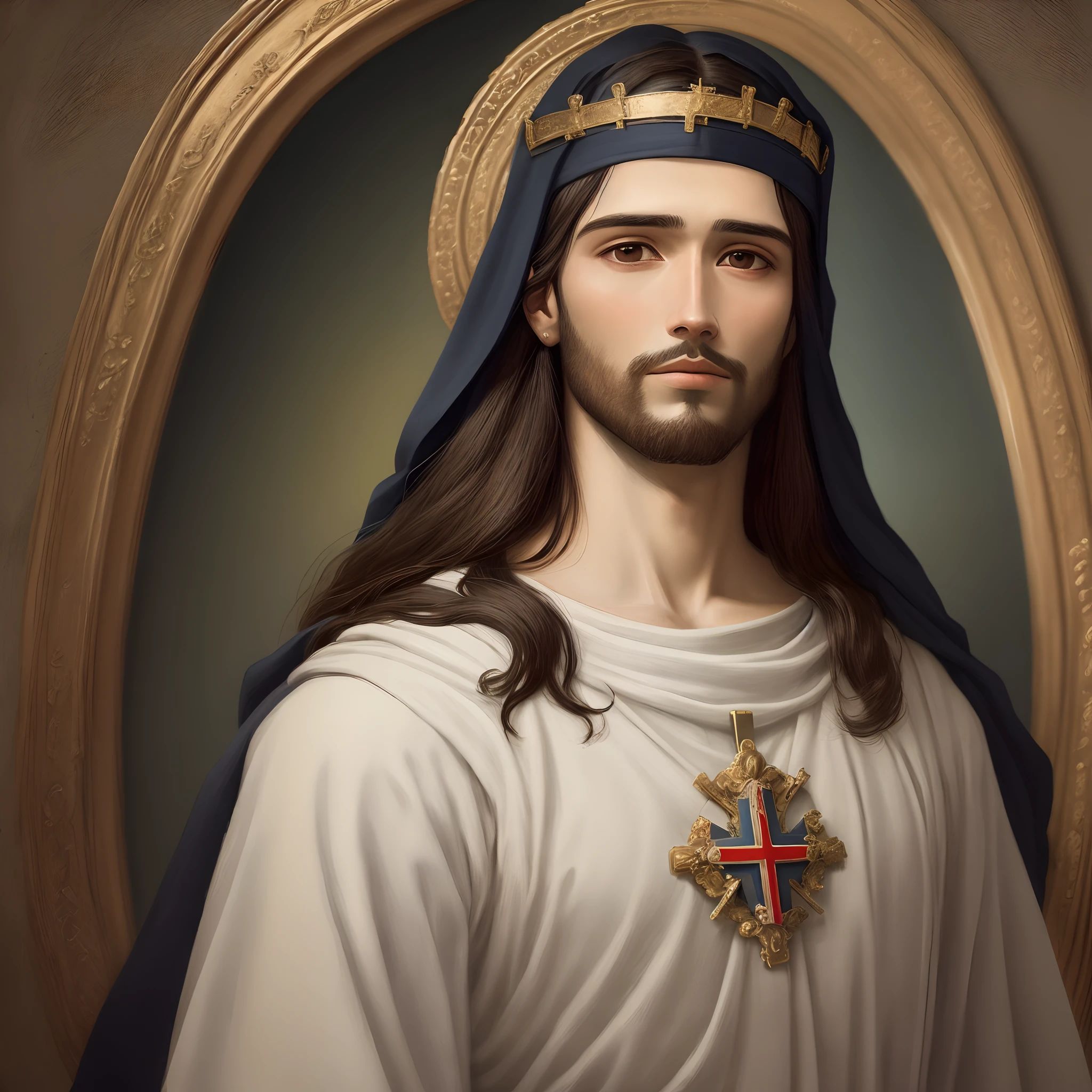 "retrato de Jesus Cristo, rosto divino de Jesus Cristo, jesus of nazareth, semblante sereno de Jesus Cristo, sagrado Jesus Cristo,".