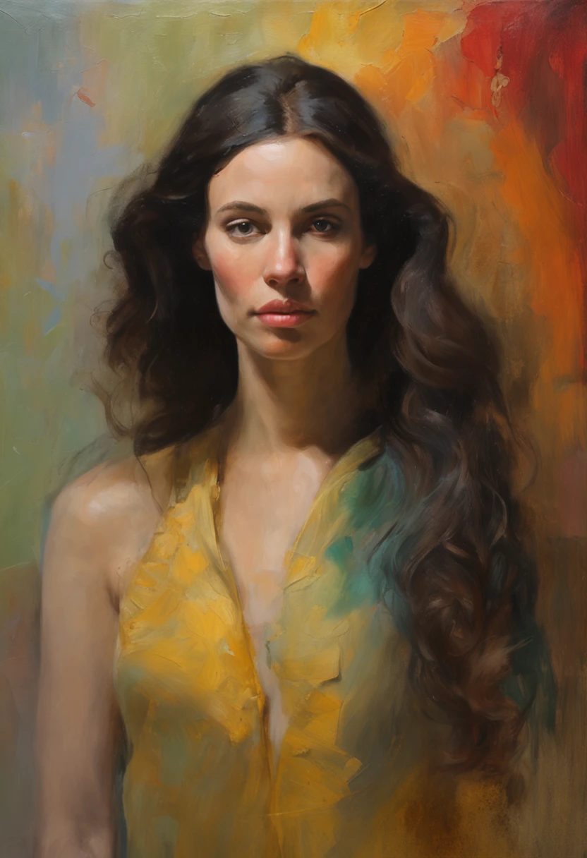 Retrato hiperrealista de mujer joven, hermosa,((( triste ))),(((Melancholy))) , por Renoir, fantasy art, fotorrealista, dynamic  lighting, Artstation, poster, volumetric illumination, cara muy detalladas, 4 mil, premiado,, 1girl, A oscuras, Sombra profunda, discreto,((( cabello corto))), (((cabello negro)))