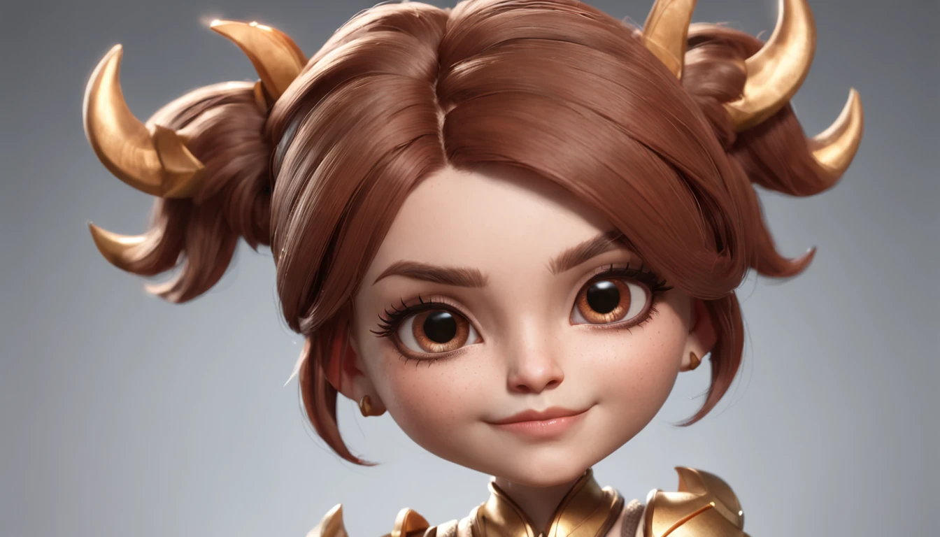 "Angela, the adorable and cute character from League of Legends, in a high-quality 3D illustration and incredible detail. Michele Bolsonaro:1.5, anti-Matheus Fernandes, Youji."