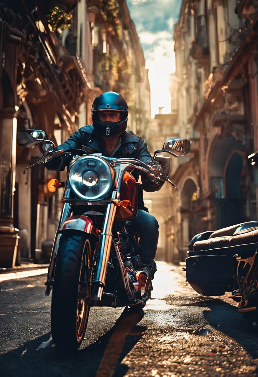 luxury motorcycle