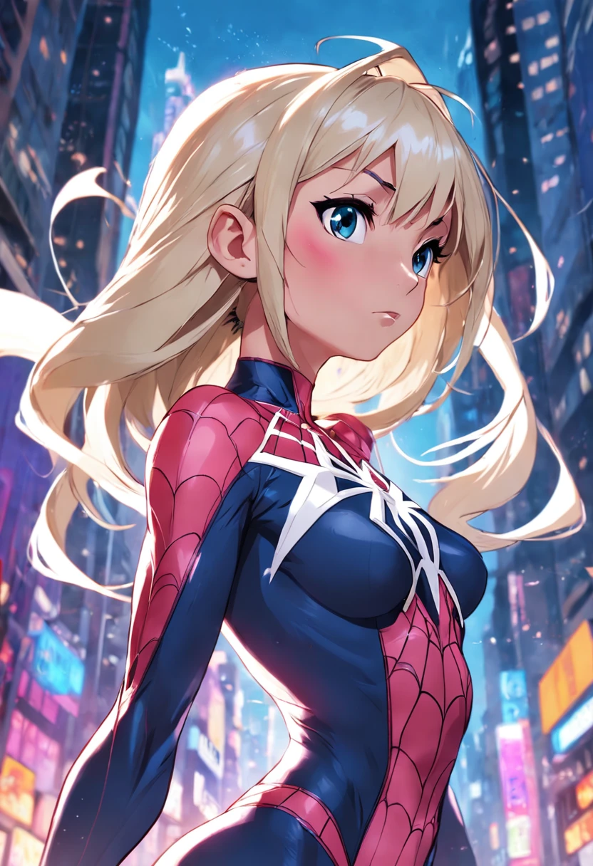 melhor qualidade, obra prima, Spidergwen, cabelos curtos, bunda magnifica, corpo escultural