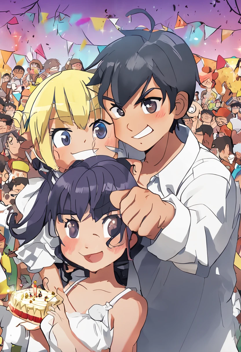 CARTAZ DE FELIZ ANIVERSARIO ROMEU ANIMES
