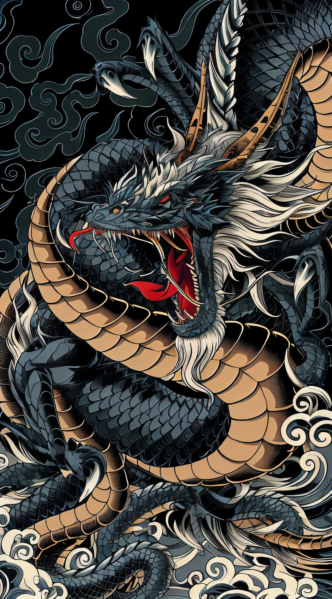 Chinese Dragon, Huge, Hugeカラー画像, White Dragon, Shaylon