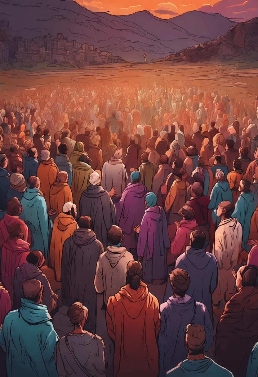 People praying with great faith holding hands