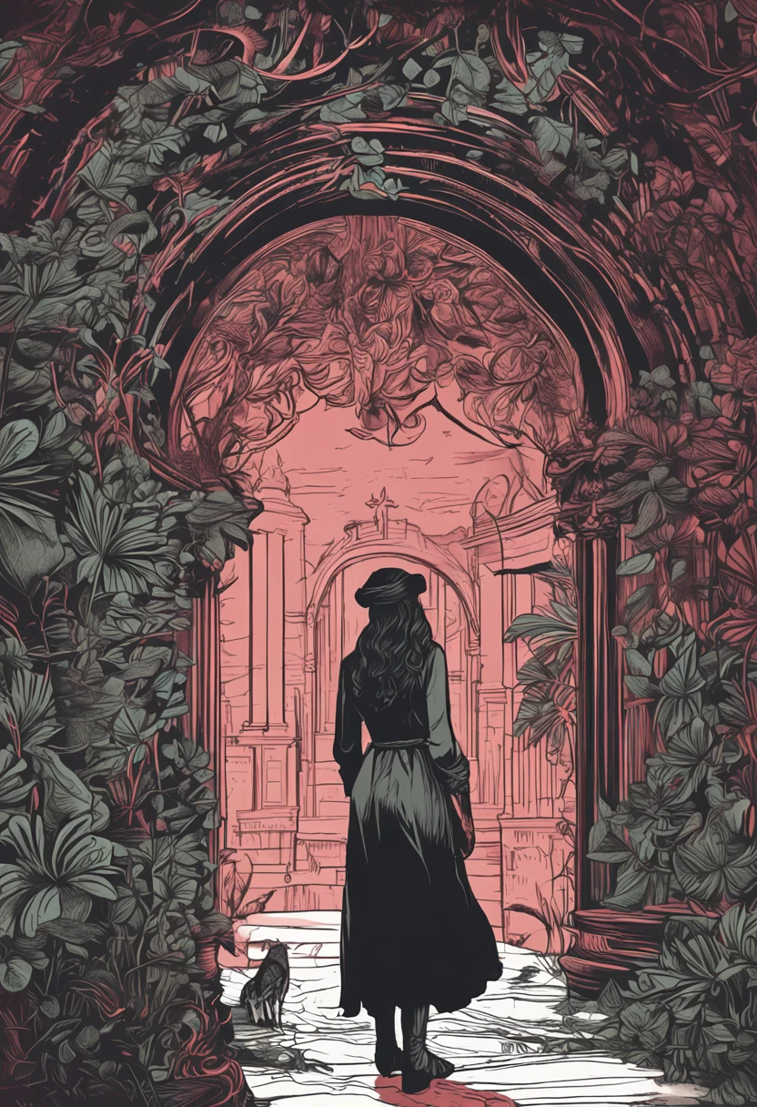A young woman of the nineteenth century, she is a Missionary and was summoned to be an investigator for Call of Cthulhu, a horror RPG, ela possui longos cabelos negros, e olhos negros