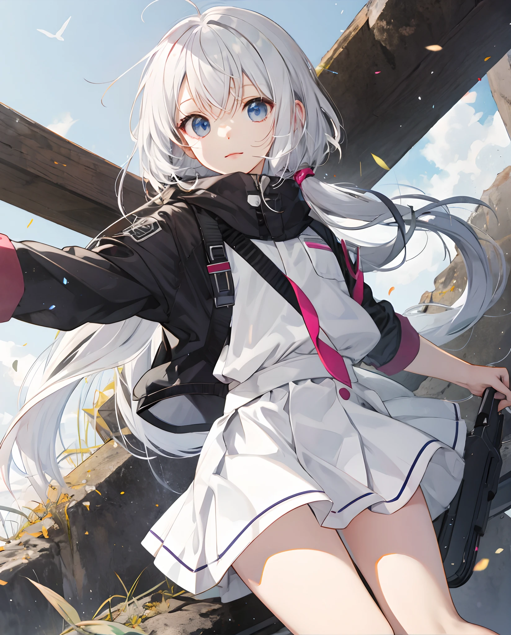 White-haired loli