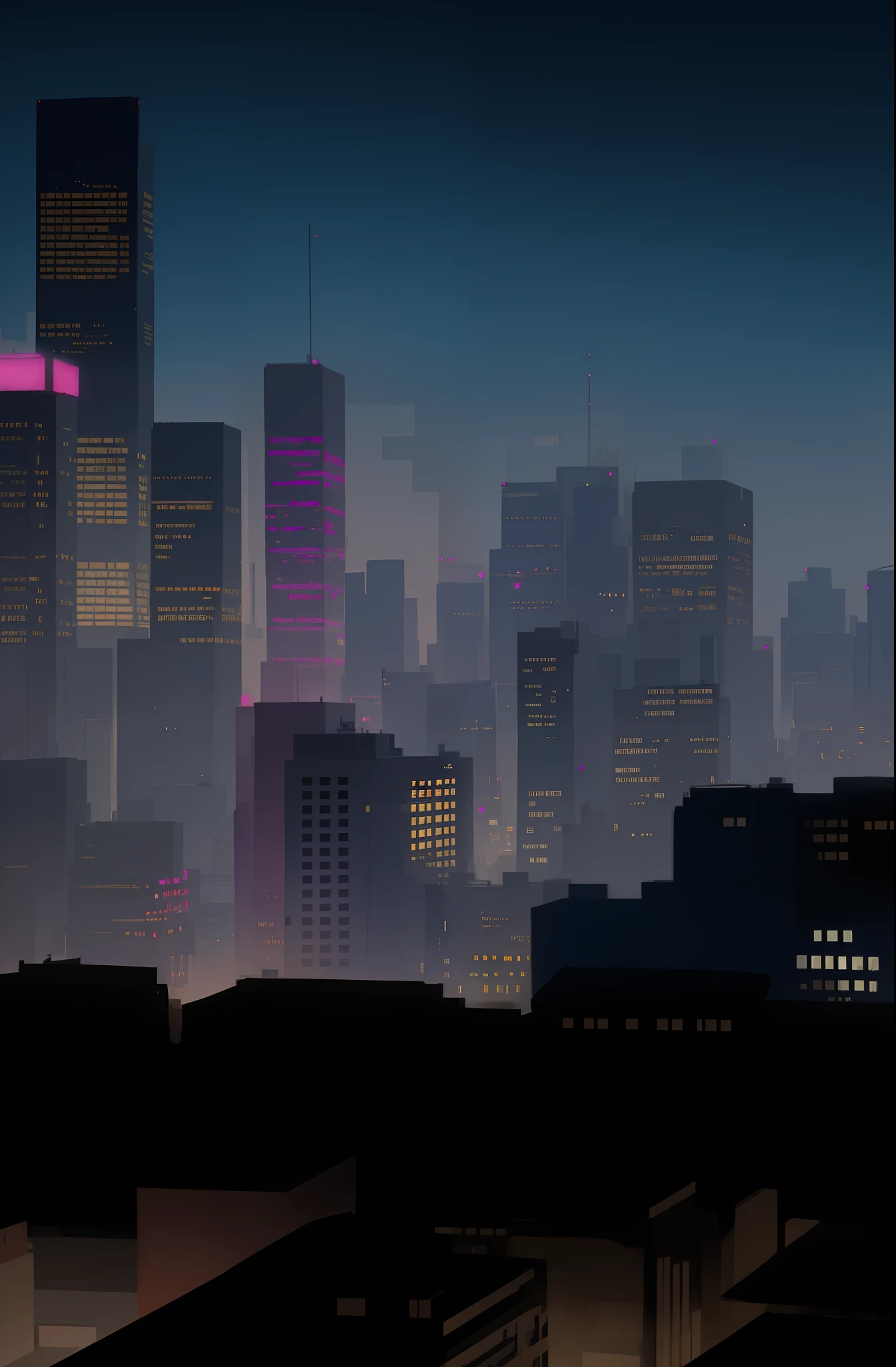 Night view of the city with skyscrapers and pink lights, night cityscape, hd anime cityscape, hyper realistic cyberpunk city, night city on the background, Beautiful cityscape, anime style cityscape, cyberpunk city landscape, night - time city background, night cyberpunk city, cinematic neon matte painting, Cyberpunk city setting, cyberpunk city landscape, twilight city on the background