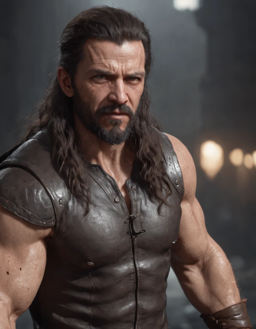 joe biden, (professional 3d render:1.3) af (Realistic:1.3) most beautiful artwork photo in the world,Features soft and shiny male heroes, ((Epic hero fantasy muscle man rough wet hero angry look long hair short beard and ferocious expression in dynamic pose, Fantastic location, Majestic cluttered environment)), full body 8k unity render, action shot, skin pore, very dark lighting, heavyshading, Detailed, Detailed face, (vibrant, photograph realistic, Realistic, Dramatic, Dark, Sharp focus, 8K), (Old leather garments damaged by weathering:1.4), ((((Wear fur)))), (Intricate:1.4), decadent, (Highly detailed:1.4), Digital painting, rendering by octane, art stations, concept-art, smooth, Sharp focus, illustration, Art germ, (loish:0.23), wlop ilya kuvshinov, and greg rutkowski and alphonse mucha gracias, (Global illumination, Studio light, volumettic light), heavy rain, particles floating, lotr, fantasy, elf, full bodyesbian, ((Dark and ancient city background:1.3)),CGSesociety,art stations