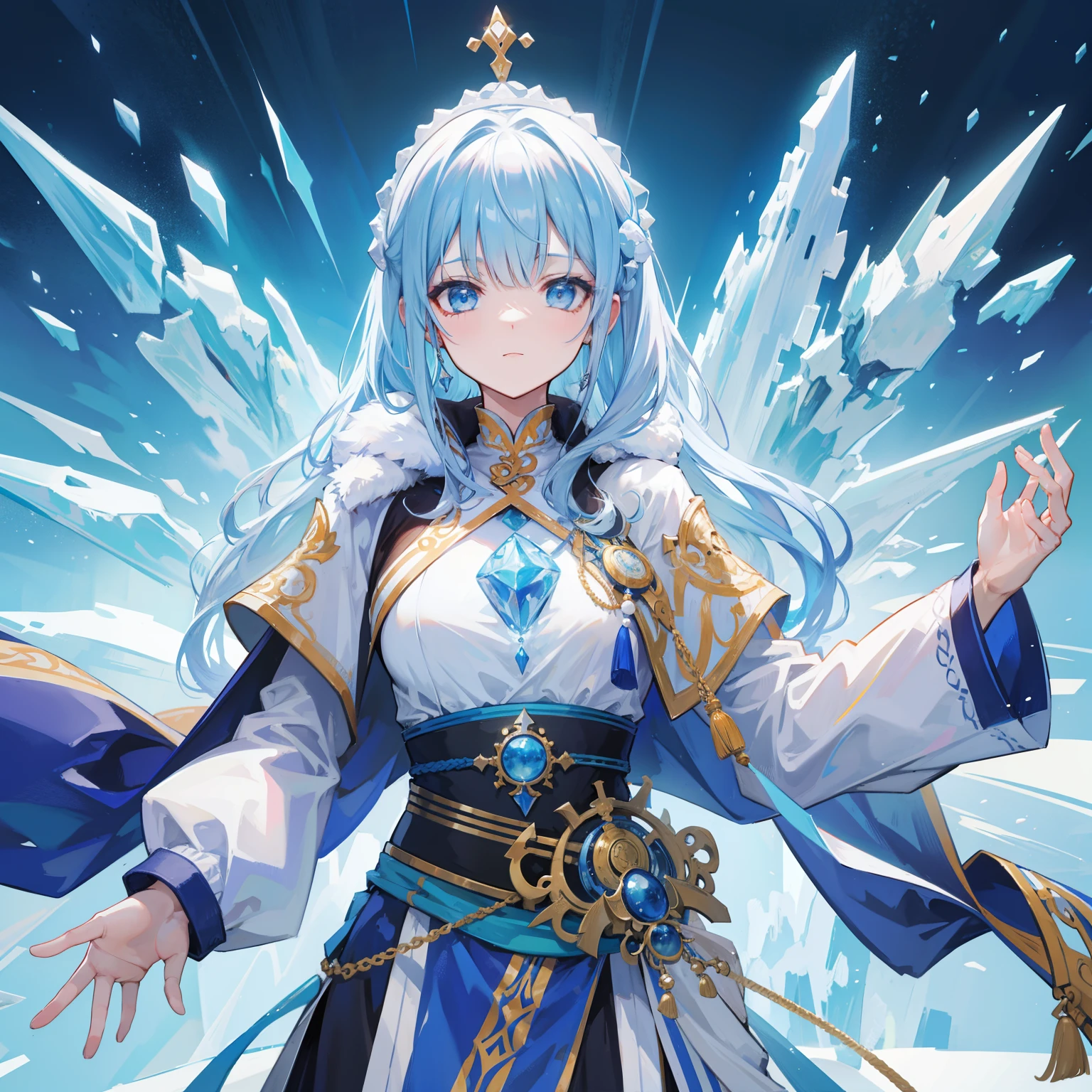 Ice Formation Monk,An intellectual sister
