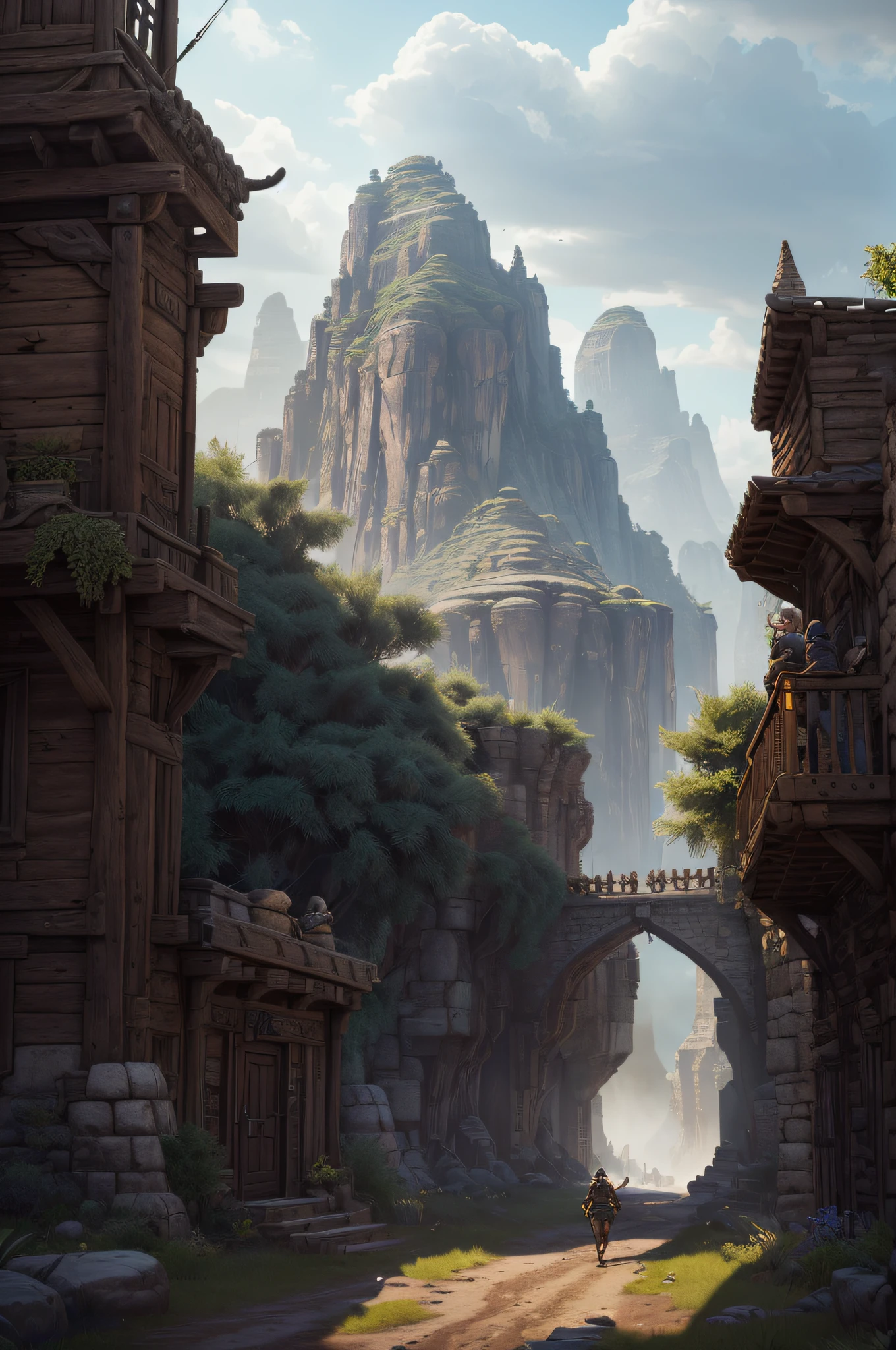 (concept art), (Realistic:1.33), (high quality depth map:1.1), (Medieval RPG, {Northern European|Italian|Swedish|Polish|Russian|Arabian|Jewish|Persian|Mongolian|East Asian|South East Asian|African|Native American|Egyptian|Babylonian|Spanish|East Asian Indian} looking {young adult|adult|} {Male|Slim Male|Female|Petite Female} ({searching for something|investigating a crime|fighting someone|studying a book|drinking|flying somewhere|crouching|squatting|riding a horse|at the wheel of a ship|flying an airship|kneeling|running|running from something|fighting a monster|swimming|training|examining an item|action pose|seductive pose|psychotic pose|}:1.1), {full body} Character Portrait, realistic detailed {brown|hazel|green|aqua|black} eyes, detail {angular|round|symmetrical|oval} face:1.2), ({high depth dark|high depth light} {Throne Room|House|Dining Room|Arena|Store|Castle|Medieval City|Town|Village|Port|Sea|Ship|Boat|Floating Mountains|Snowy|Burnt Down|Idyllic|Dystopian|Utopian|Militaristic|Wedding|Party|Battlefield|Camp fire|Army|Cavalry Charge|Medieval Battle|Tavern|Inn|Bedroom|Caves|Underdark|Magic School|Airship Deck|Airships|Airship Battle|Pirate Ship|Oceanic Battle|Swamp|Arid Desert|Oasis Desert|Forest|Mountainous|Arctic|Jungle|Temperate|Steppe|Mediterranean|Monsoon Forest|Shrubland|Grassland|Wet Desert|Grass Savanna|Tree Savanna|Tropical Rainforest|Alpine tundra|montane forests|Hellish|Heavenly} detailed background:1.1), ({brown|black|white|blonde|platinum blonde|silver|ginger|light brown} {long|curly|medium|braided|pony tail|fancy|bangs|fringe|buzz cut} hair:1.3), ({pale|perfect|aged|scarred|freckled} skin:1.2), ({wizard|knight||thief|pirate|airship captain|rogue|assassin|monarch|merchant|sorceress|witch|warlock|royalty|warrior|slave|noble|barbarian|archer|murderer|serial killer|prostitute|tavern owner}:1.1), ({human|elf|dragon|red tiefling|demon|drow|angel|succubus|incubus|dryad|vampire|goddess|devil|god|green orc|dwarf|red kitsune}:1.2), ({bleak theme|romantic
