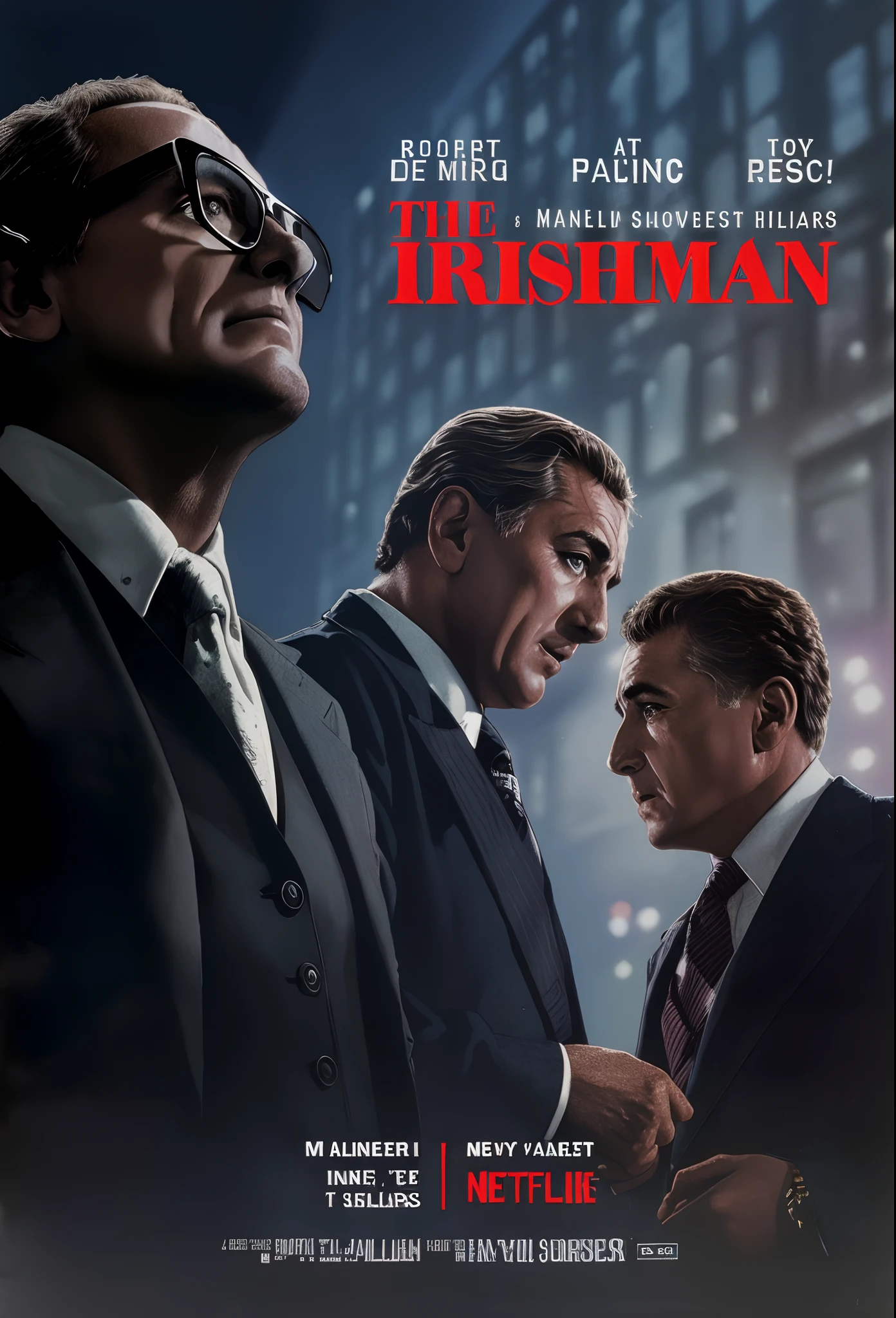 (80s movie poster:1.4), best quality, high quality, 8k, (bokeh:1.2), Mafia Gangster