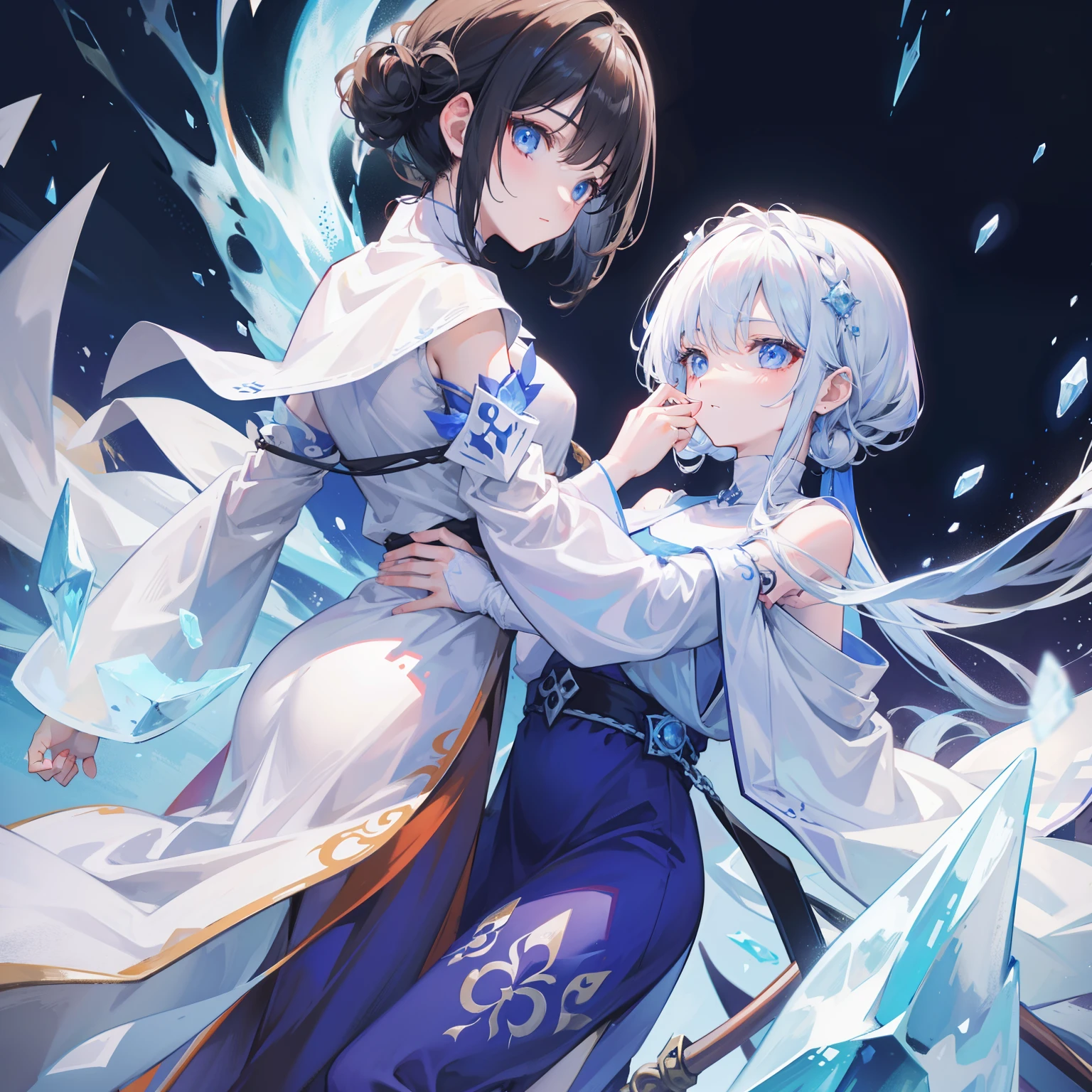 Ice forms monks，Intellectual sisters